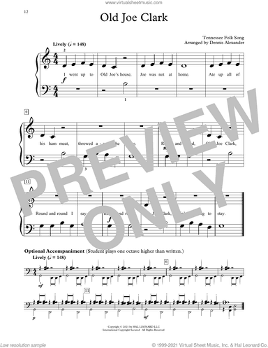 Old Joe Clark (arr. Dennis Alexander)