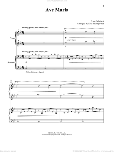 Ave Maria (arr. Eric Baumgartner)