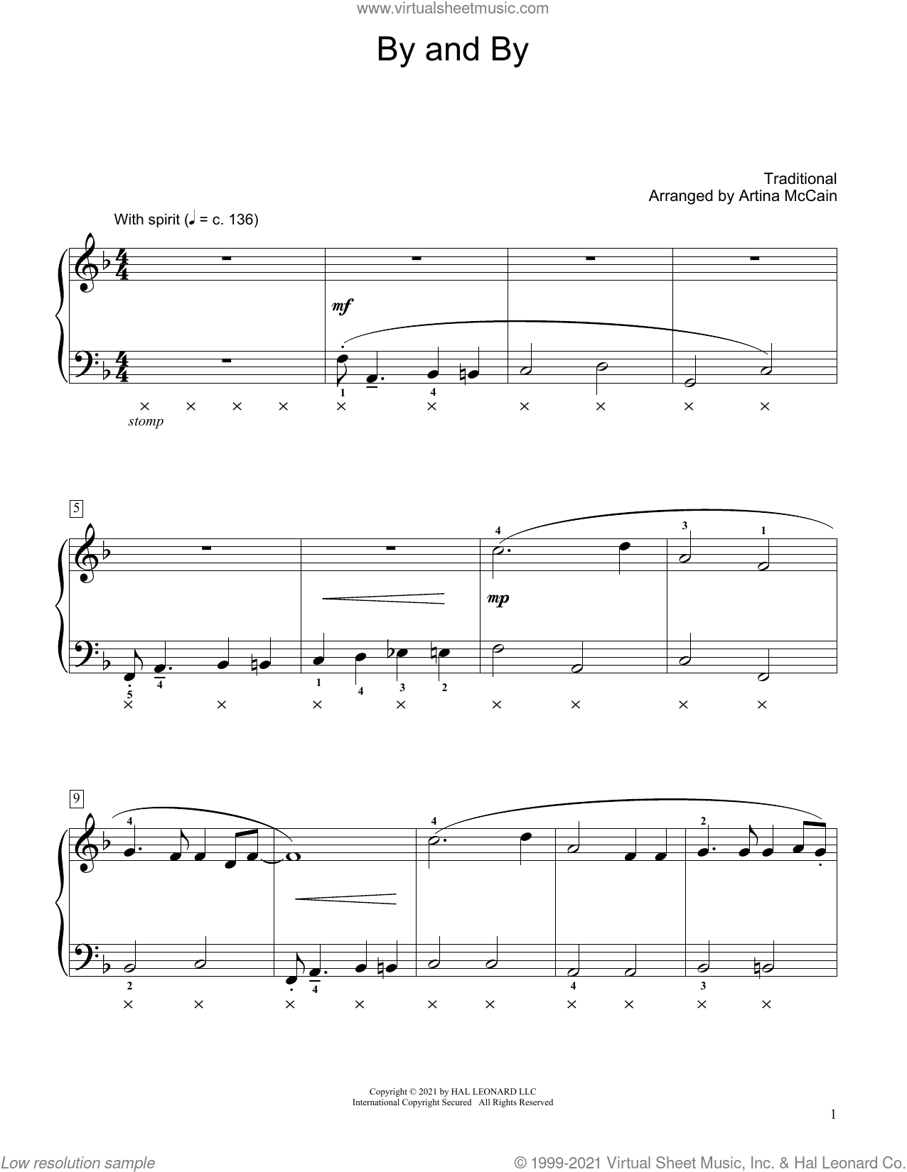 By And By (arr. Artina McCain)