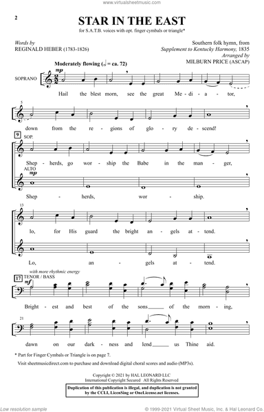 Star In The East (arr. Milburn Price)