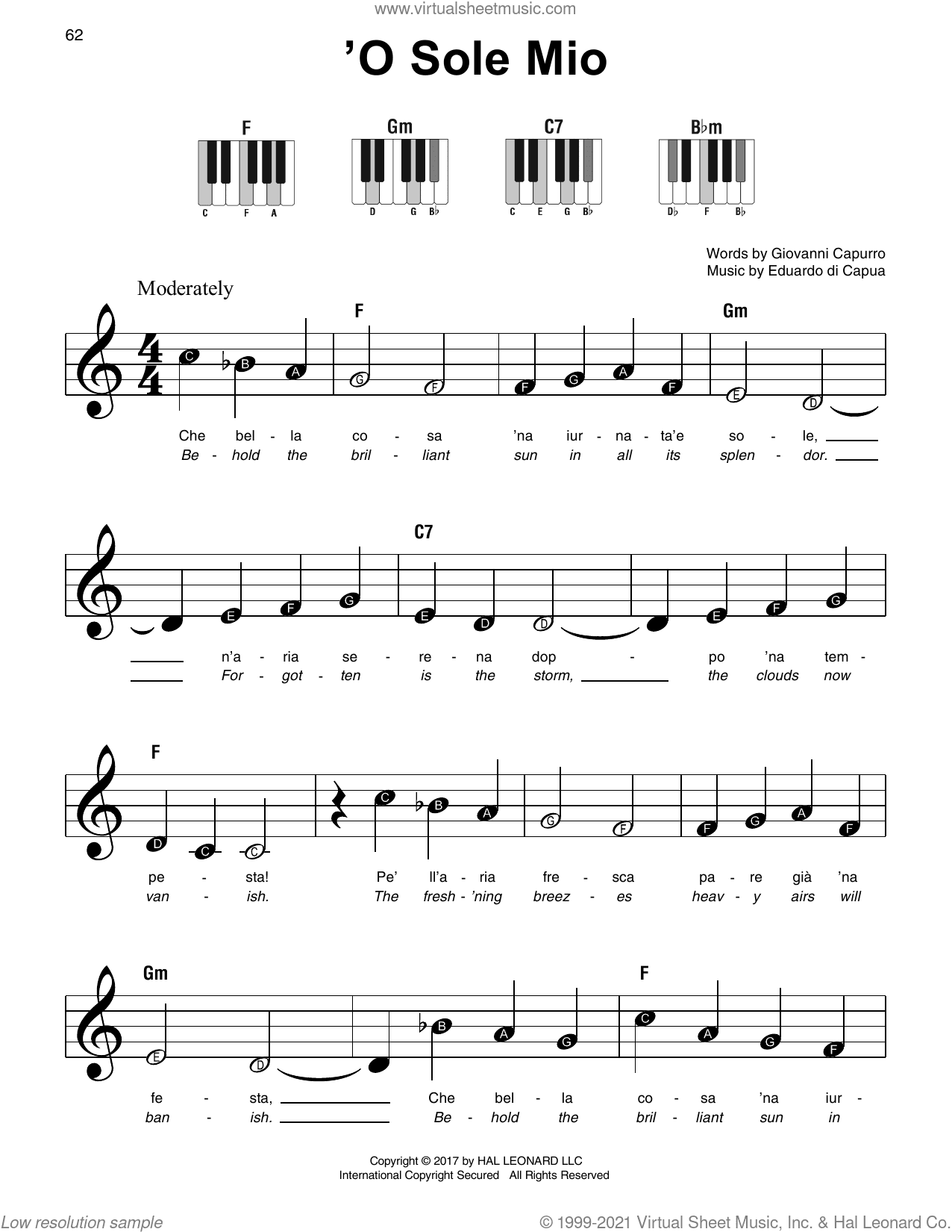 'O Sole Mio