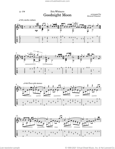 Goodnight Moon (arr. Gerard Cousins)