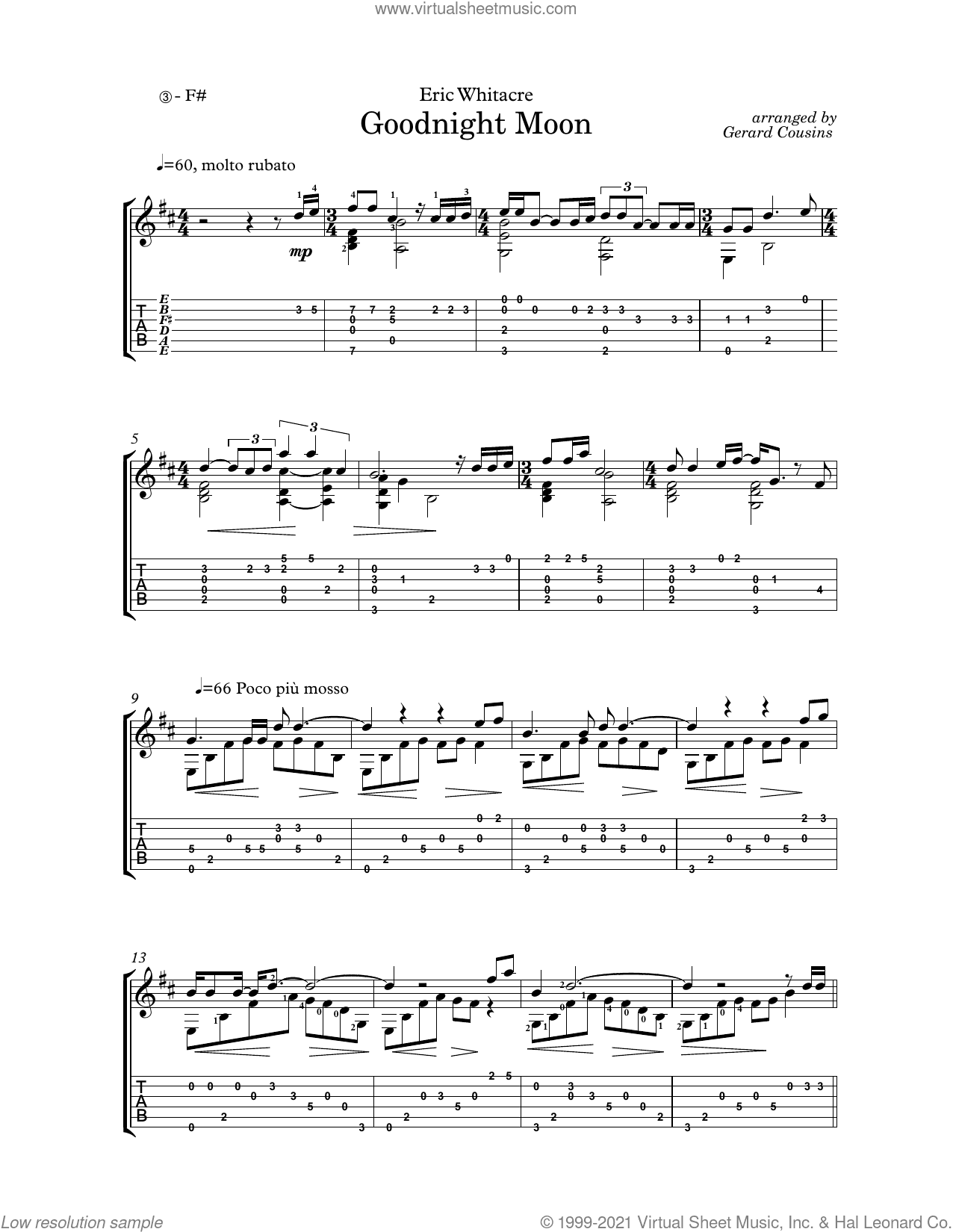 Goodnight Moon (arr. Gerard Cousins)