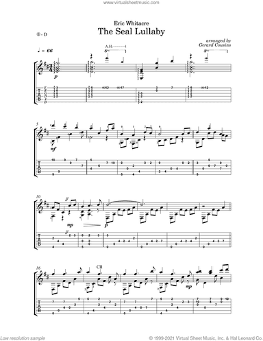 The Seal Lullaby (arr. Gerard Cousins)