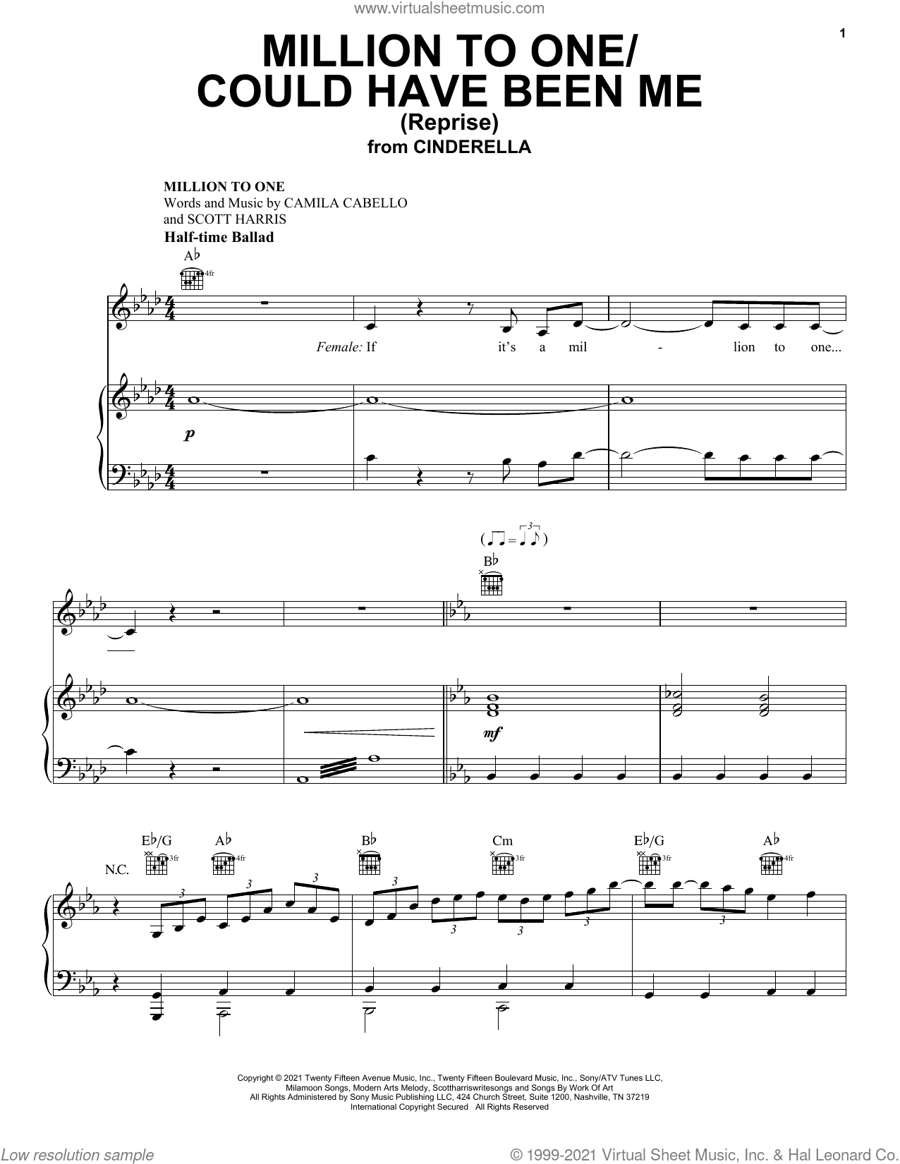 Million To One / Could Have Been Me (Reprise) (from the Amazon Original Movie Cinderella)
