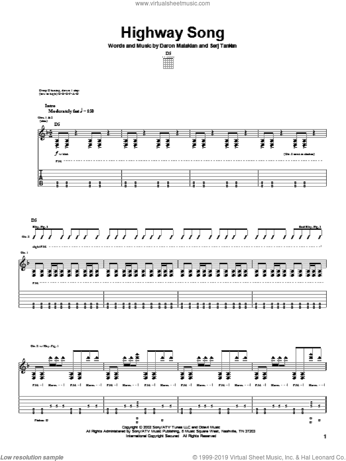 Highway Song