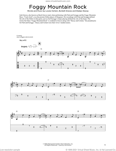 Foggy Mountain Rock (arr. Fred Sokolow)