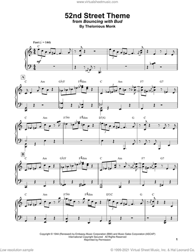 52nd Street Theme