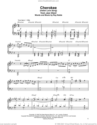Cherokee (Indian Love Song)