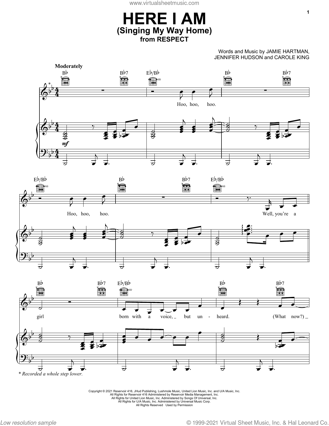 Here I Am (Singing My Way Home) (from Respect)