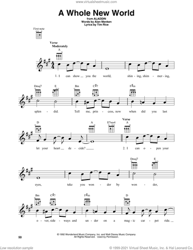 A Whole New World (from Aladdin)