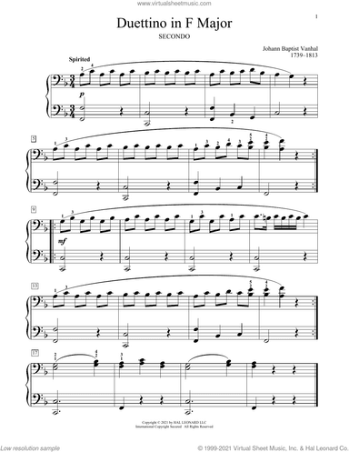 Duettino In F Major