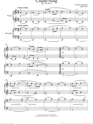 Cradle Song, Op. 27, No. 1