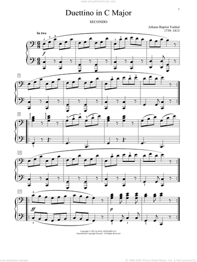 Duettino In C Major