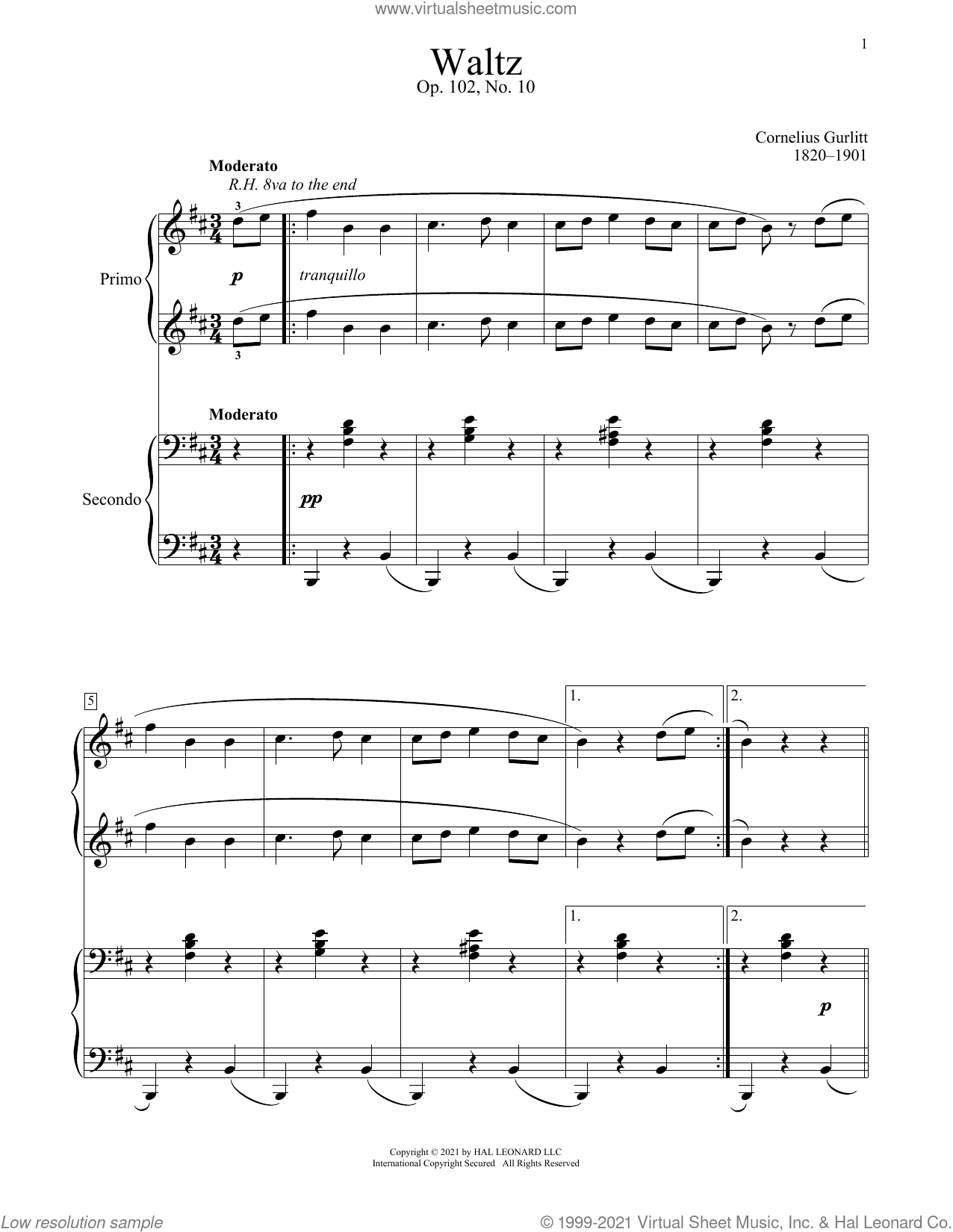 Waltz, Op. 102, No. 10