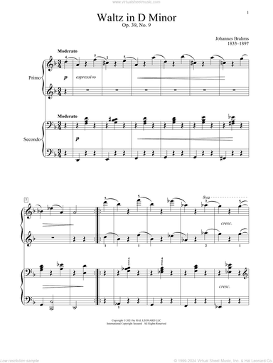 Waltz In D Minor, Op. 39, No. 9