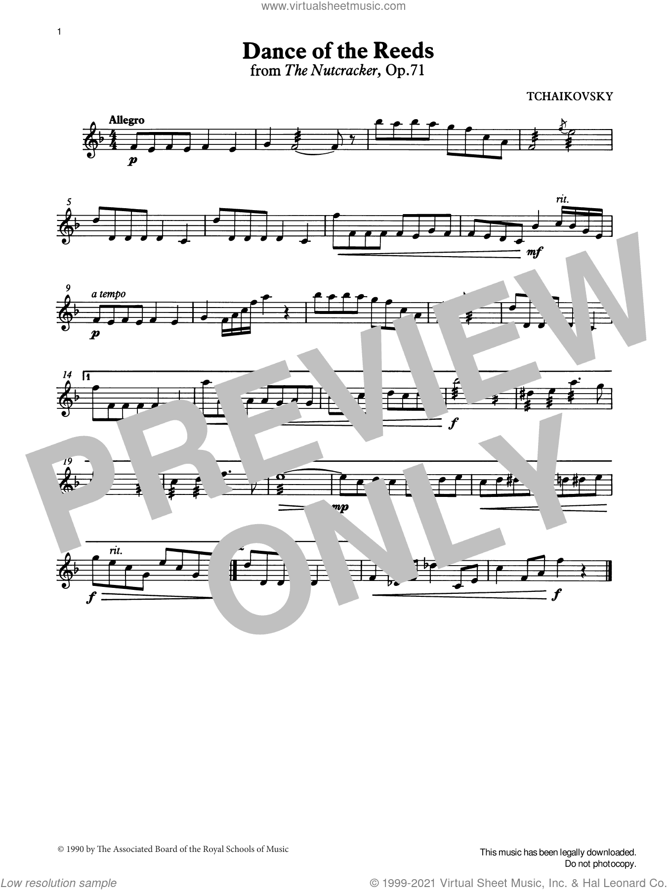 Dance of the Reeds from Graded Music for Tuned Percussion, Book II