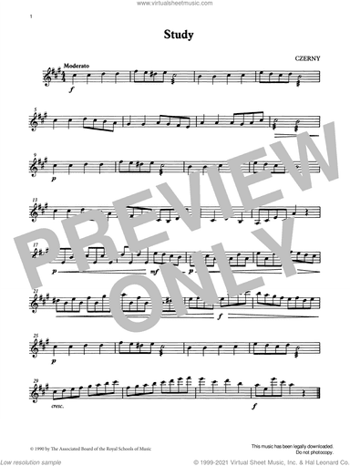 Study from Graded Music for Tuned Percussion, Book II