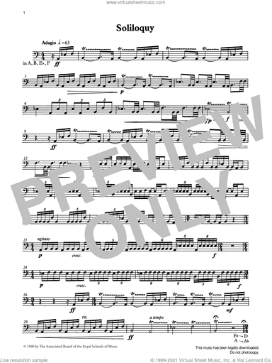 Soliloquy from Graded Music for Timpani, Book IV