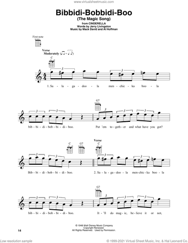 Bibbidi-Bobbidi-Boo (The Magic Song) (from Cinderella)