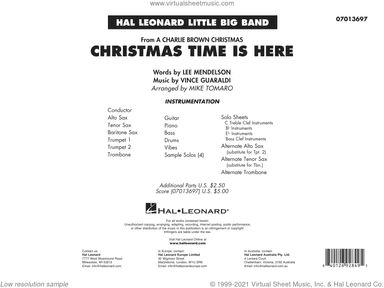 Christmas Time Is Here (arr. Mike Tomaro)
