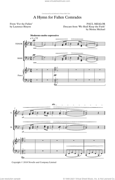 A Hymn For Fallen Comrades