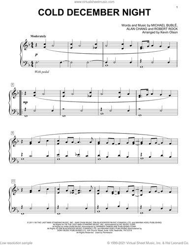 Cold December Night (arr. Kevin Olson)