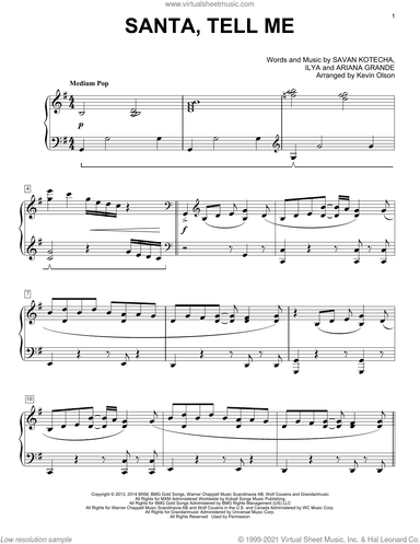 Santa Tell Me (arr. Kevin Olson)