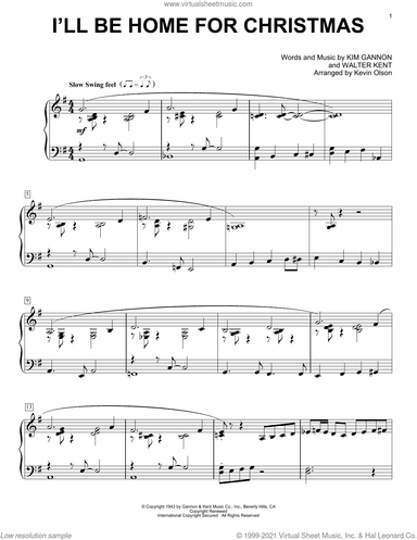 I'll Be Home For Christmas (arr. Kevin Olson)