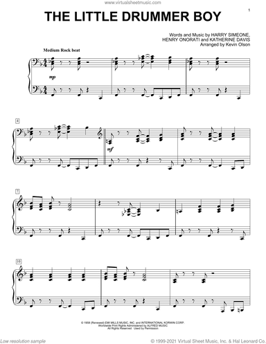 The Little Drummer Boy (arr. Kevin Olson)