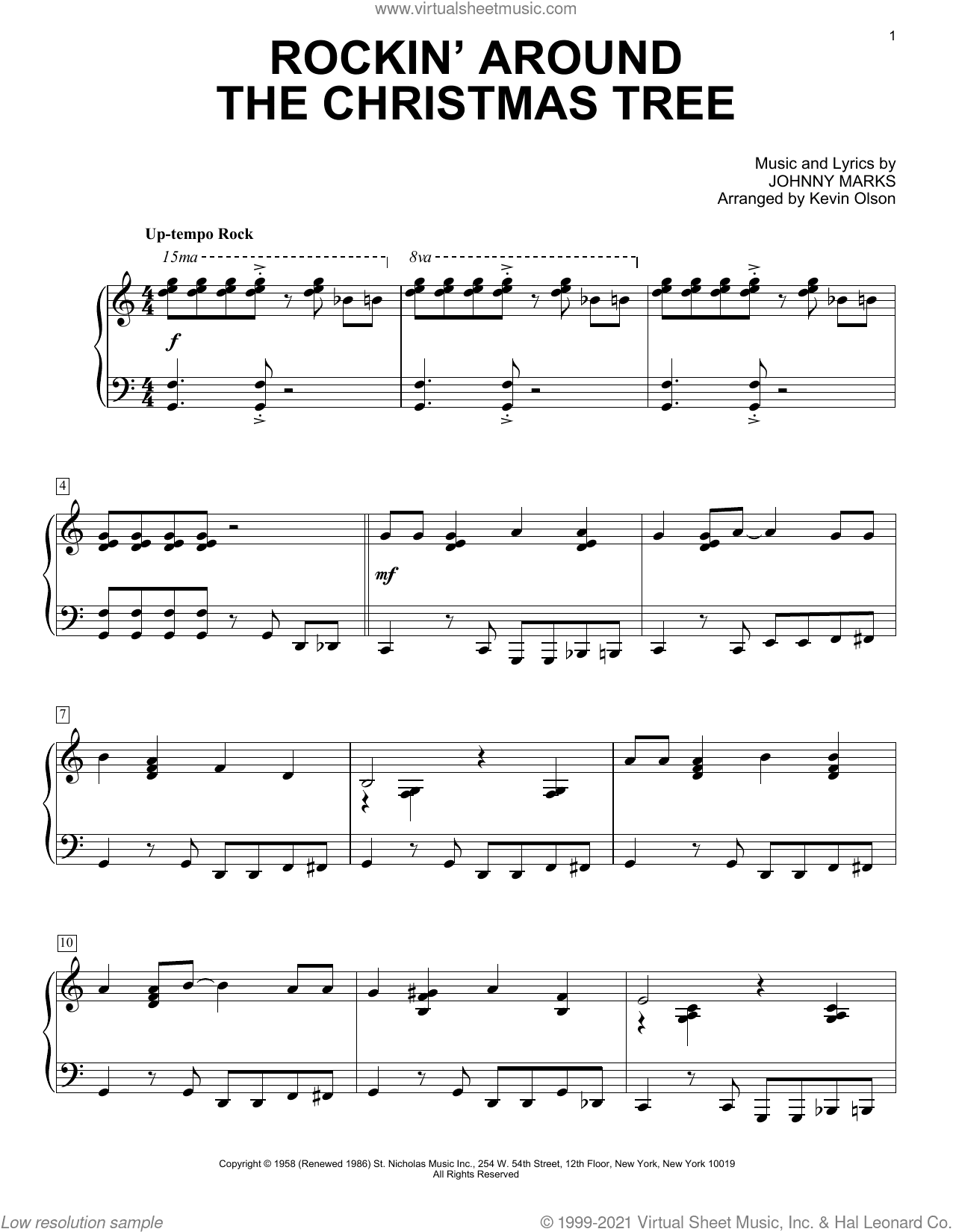 Rockin' Around The Christmas Tree (arr. Kevin Olson)
