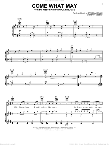 Come What May (from Moulin Rouge)