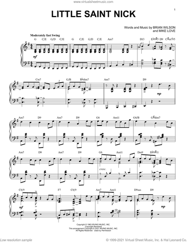Little Saint Nick [Jazz version] (arr. Brent Edstrom)