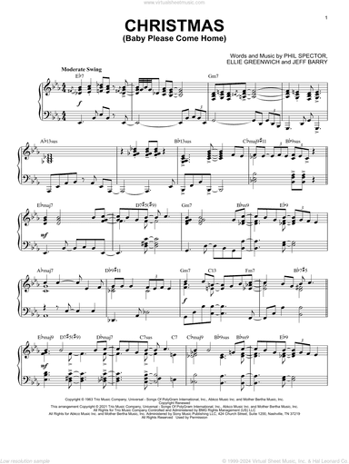 Christmas (Baby Please Come Home) [Jazz version] (arr. Brent Edstrom)