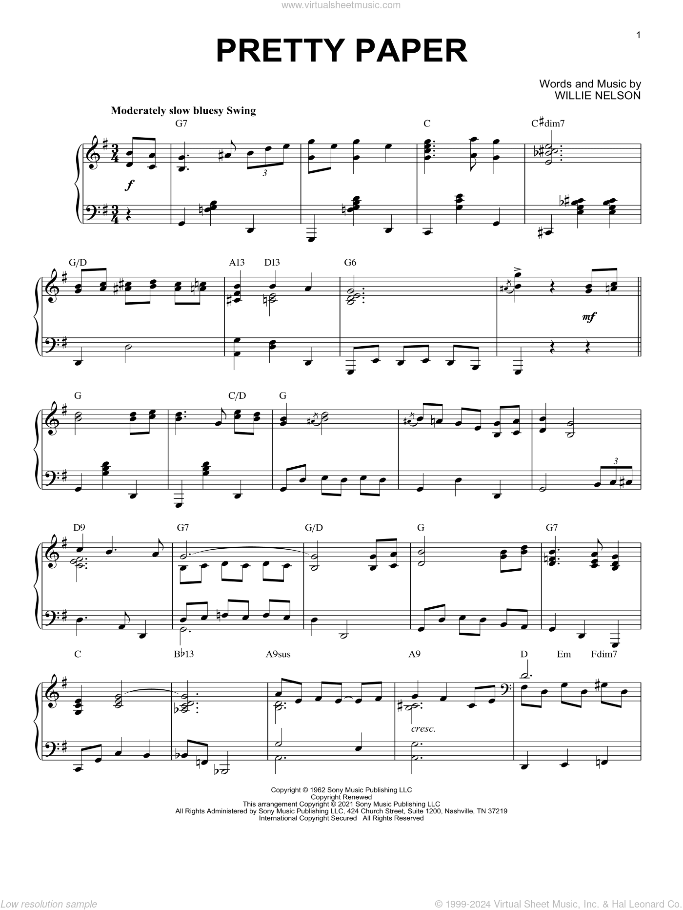Pretty Paper [Jazz version] (arr. Brent Edstrom)