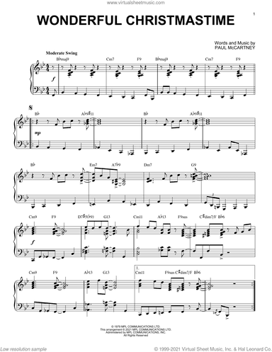 Wonderful Christmastime [Jazz version] (arr. Brent Edstrom)