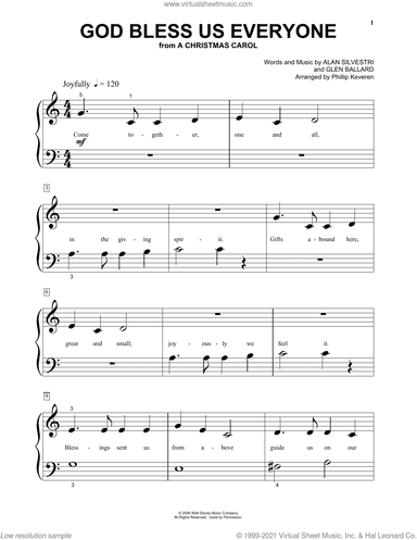 God Bless Us Everyone (from Disney's A Christmas Carol) (arr. Phillip Keveren)