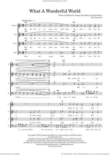 What A Wonderful World (arr. Sam Burns)