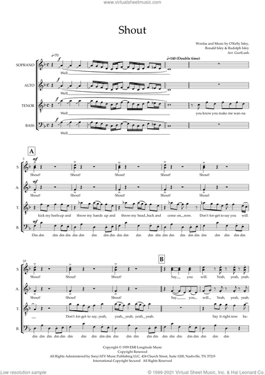 Shout (arr. Sam Burns)