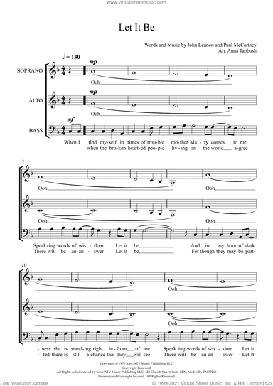 Let It Be (arr. Anna Tabbush)