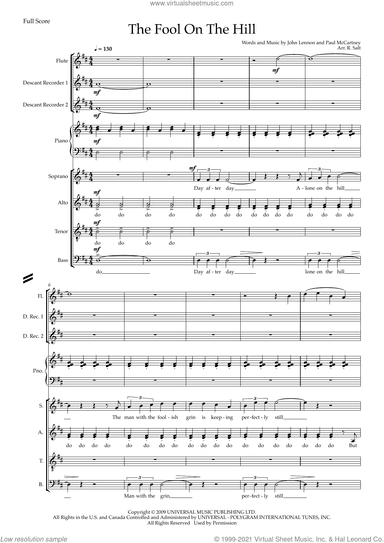 The Fool on the Hill (arr. Richard Salt)