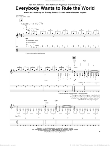 Everybody Wants To Rule The World (arr. Kent Nishimura)