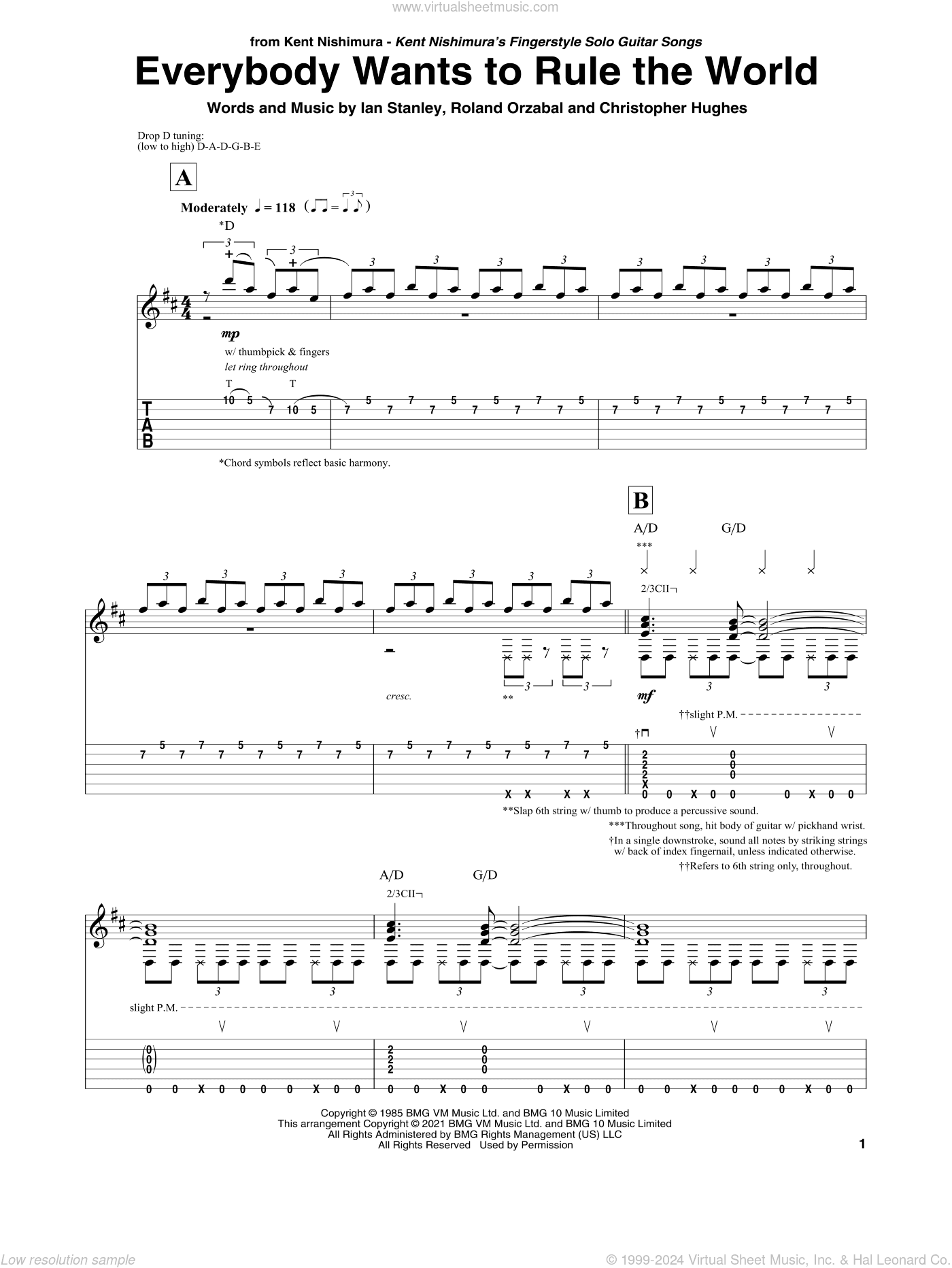Everybody Wants To Rule The World (arr. Kent Nishimura)