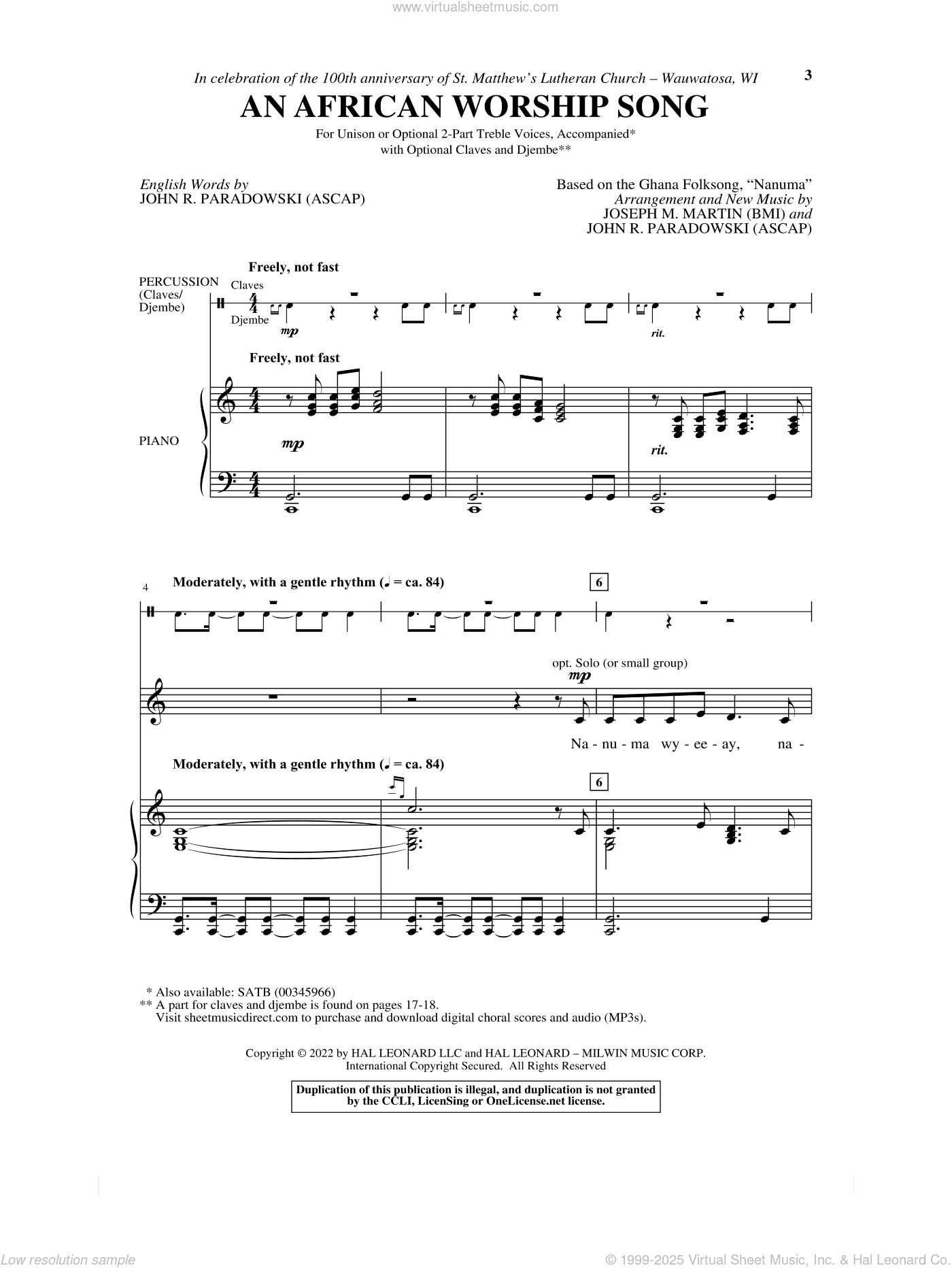 An African Worship Song