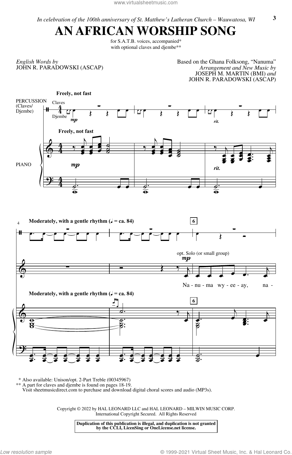 An African Worship Song