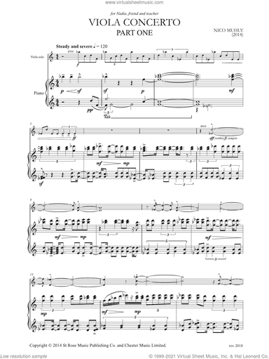 Viola Concerto (Viola and Piano Reduction)