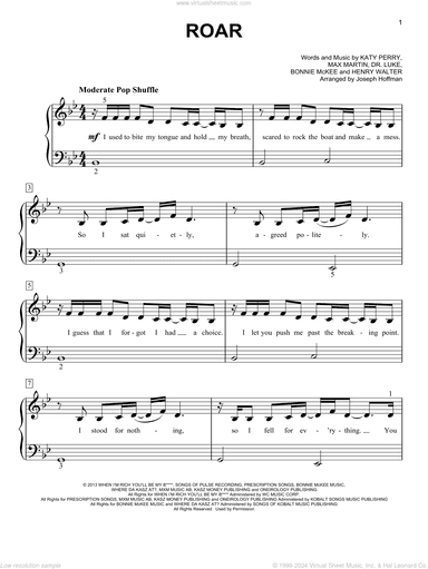 Roar (arr. Joseph Hoffman)
