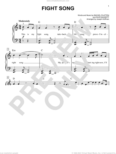 Fight Song (arr. Joseph Hoffman)