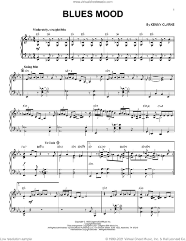Blues Mood [Jazz version] (arr. Brent Edstrom)