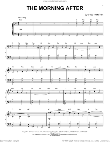 The Morning After [Jazz version] (arr. Brent Edstrom)